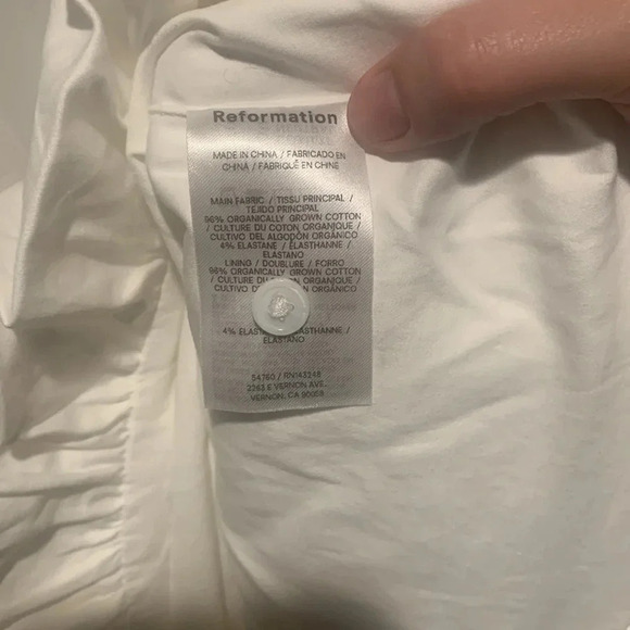 New REFORMATION Moira long sleeve mini dress - Picture 5 of 10